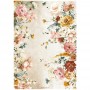 Papier de riz A4 Flowers - 1 feuille - Garden of Promises - Stamperia
