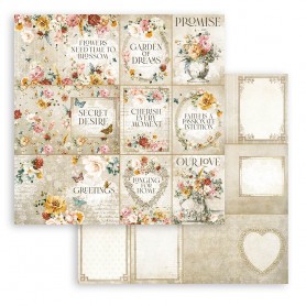 Papier 30x30 Cards 1f - Garden of Promises - Stamperia