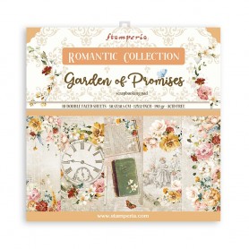 Set de papier 30x30 Garden of Promises 10 feuilles - Stamperia