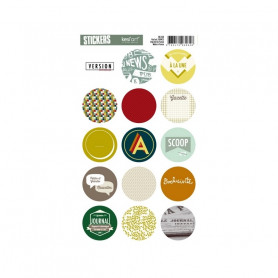Autocollants ronds Edito - Kesi'art stickers