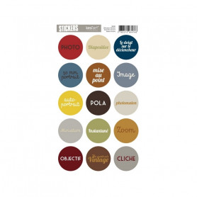 Autocollants ronds Edwin - Kesi'art stickers