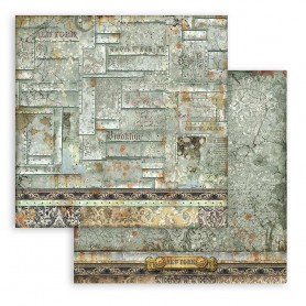 Papier 30x30 Metal Plates 1f - Sir Vagabond Aviator - Stamperia