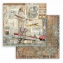 Set de papier 30x30 Sir Vagabond Aviator 10 feuilles - Stamperia