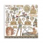 Set de papier 30x30 Sir Vagabond Aviator 10 feuilles - Stamperia