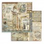 Set de papier 30x30 Maxi Backgrounds Selection Sir Vagabond Aviator 10 feuilles - Stamperia