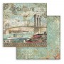 Set de papier 30x30 Maxi Backgrounds Selection Sir Vagabond Aviator 10 feuilles - Stamperia