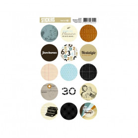 Autocollants ronds Anachronisme - Kesi'art stickers