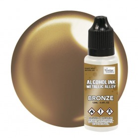 Encre à alcool Metallic Bronze 12ml - Couture Creations - Alcohol ink