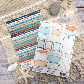 Etiquettes Nautique A5 - Chou and Flowers