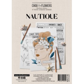 Les Portraits Nautique A5 - Chou and Flowers