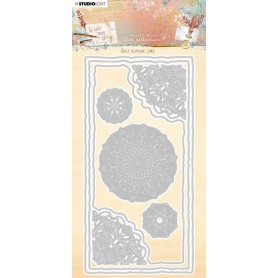 Dies Doily Slimline Card 8pc Write Your Story - Studio Light