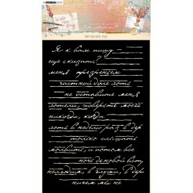 Stencil Mask Written Note Page - Write Your Story – Jenine's Mindful Art Collection - Studio Light