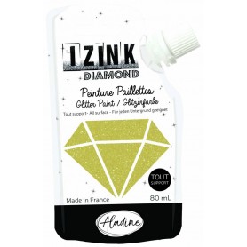 Peinture Paillettes Izink Diamond Doré - Aladine Glitter Paint