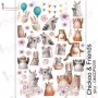 Transfer Me Chickoo and Friends A4 - Dress my Craft