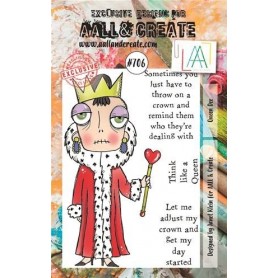 Tampons 706 Queen Dee 4pc - AALL and Create Clear stamps