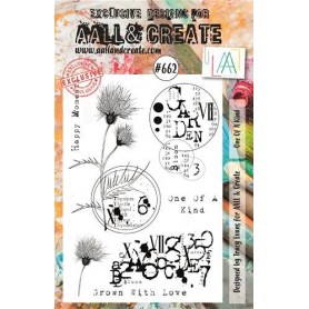 Tampons 662 One of A Kind 6pc - AALL and Create Clear stamps