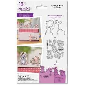 Dies & stamps Some Bunny Special 13 pc - Gemini - Crafter's Companion