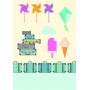 Tampons Vacances 9 pc - Artemio