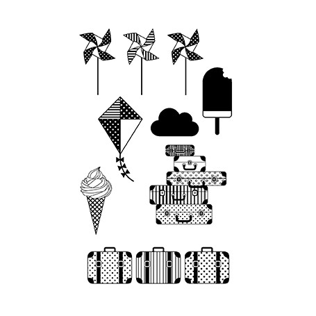Tampons Vacances 9 pc - Artemio