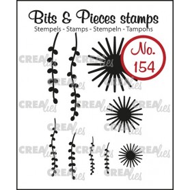 Tampons Mini flowers 20 and leaves 9pc – Bits and Pieces no 154 - Crealies