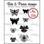 Tampons Mini Butterflies 7 & 8 8pc – Bits and Pieces no 156 - Crealies