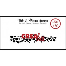Tampon Hearts (strip) 1pc – Bits and Pieces no 170 - Crealies