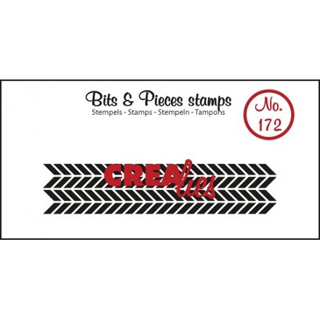Tampon Zigzags 1pc – Bits and Pieces no 172 - Crealies