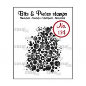 Tampon Grunge Circles 1pc – Bits and Pieces no 174 - Crealies