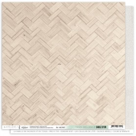 Papier 30x30 Tisser des liens 1f - Sable d'or 2 - Les ateliers de Karine