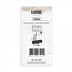 Tampon Cocktail - Sable d'or - Les ateliers de Karine