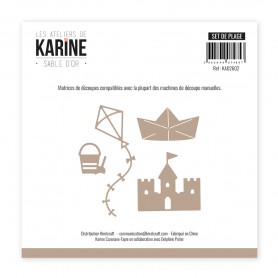Dies Set de plage 4pc - Sable d'or - Les Ateliers de Karine