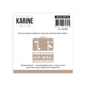Dies Valise and Co 2pc - Sable d'or - Les Ateliers de Karine