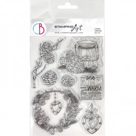Tampons Warm Heart 7pc - Ciao Bella Stamps