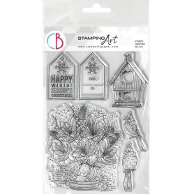Tampons Happy Winter Season 6pc - Ciao Bella Stamps