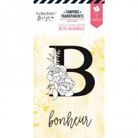 Tampons Lettre B Fleurie - De Fil en Aiguille - Florilèges Design