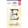 Tampons Lettre E Fleurie - De Fil en Aiguille - Florilèges Design