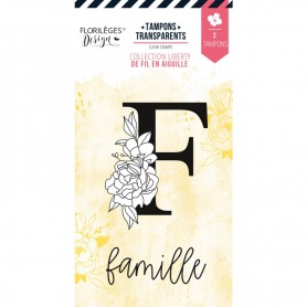 Tampons Lettre F Fleurie - De Fil en Aiguille - Florilèges Design