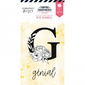 Tampons Lettre G Fleurie - De Fil en Aiguille - Florilèges Design