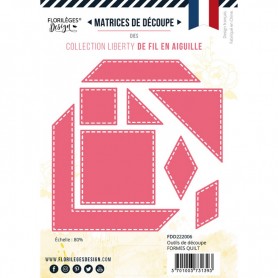 Dies Formes Quilt 8 pc - De Fil en Aiguille - Florilèges Design