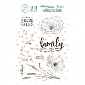 Tampons Jolis coquelicots - Farmhouse Garden - HA PI Little Fox