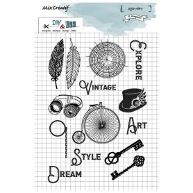Tampons Style rétro 14pc – Retour vers le futur - Diy & Cie