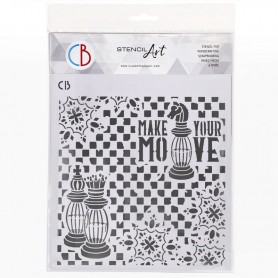 Pochoir Texture Make Your Move – Ciao Bella Stencil Art