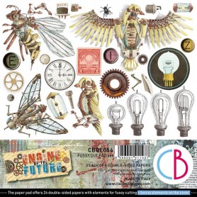 Fussy Cut Pad 15x15 Engine of the Future 24 feuilles – Ciao Bella Papercrafting