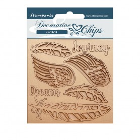 Decorative Chips Journey - Our Way - Romantic Collection Stamperia