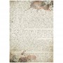 Papier de riz A4 Manuscript - 1 feuille - Our Way - Stamperia