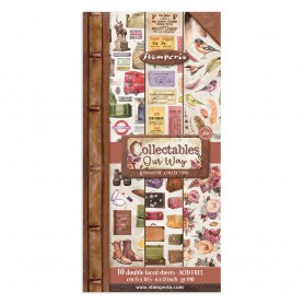 Collectables 15x30 Our Way 10 feuilles - Romantic Collection Stamperia