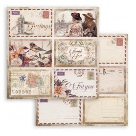Papier 30x30 Cards 1f - Romantic Our Way - Stamperia