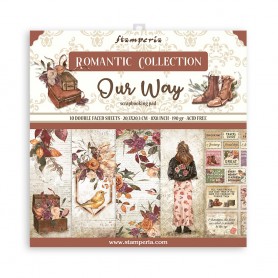 Set de papier 20x20 Our Way 10 feuilles - Stamperia