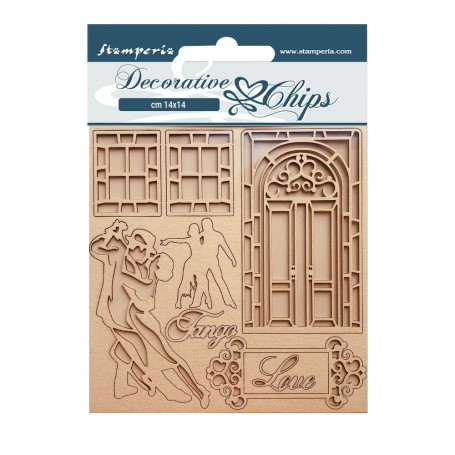 Decorative Chips Tango - Desire - Stamperia