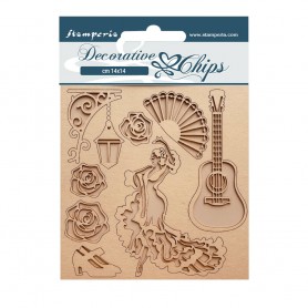 Decorative Chips Dancer - Desire - Stamperia